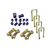 Rear RAW 4x4 Leaf Spring Bush Shackle U-bolt Kit for Volkswagen Amarok TDI 22-On