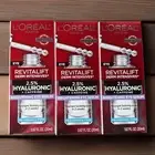 LOT OF 3 Loreal Revitalift 2.5% Hyaluronic + Caffeine Brightening Eye Serum 0.67