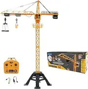Lexibook CROSSLANDER® PRO Tower Crane - Get Busy on The Building site with This Large Remote-Controlled Crane Featuring Dynamics Sounds and Effects!