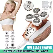 Electric Epilator Facial Hair Remover Body Arm Legs Bikini Hair Shaver Removal