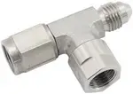 Aeroflow Straight Female - Male -4AN Stainless With M10 Port Bosch - AF140-M10-04SS