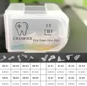 Dental Kids Strip Crown Form-Pedo Pediatric Deciduous Primary Anterior Crown 5pc
