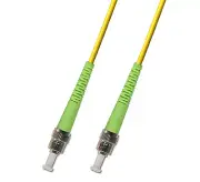 28M (91.84ft) OS2 ST/APC to ST/APC Fiber Optic Cable Simplex Singlemode 9/125