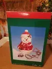 snowman cookie jar - New - in orignal box