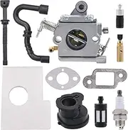 MS170 Carburetor with Tune Up Kits for STIHL 017 018 MS170 MS180 MS170C MS180C Chainsaws Replaces 1130-120-0603 Zama C1Q-S57A C1Q-S57B