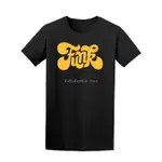 FUNK, COOL MUSIC YELLOW QUOTE MEN TEE-IMAGE BY GYMS 健身 T 恤男士