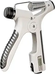Grip Strength Trainer | Wrist Strengthener - 10-80 Kg Adjustable Grip Forearm Trainer Finger Exerciser with Counter for Workout