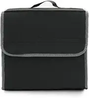 Car Boot Organiser Felt Car Trunk Bag Folding Storage Non Slip Organizer Tool Case Fit For Hyundai N Line I20 I30 Sonata Tucson Azera(Black,S)