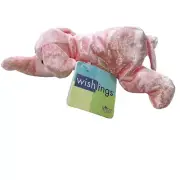 Russ Wishling Peanut Pink Elephant 9" Bean Bag Plush 1997 Vintage