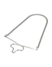 [Cudworth] Rhodium Plated Tie Chain in Silver