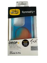 NEW OtterBox iPhone 14 Pro Symmetry+ Series Case MagSafe Colorful Gossamer Otter