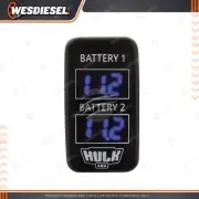 Wesdiesel Dual Voltmeter OE RPL T/S Early Toyota Blue Led for Toyota (for: Toyota)