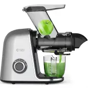 Cold Press Juicer,Slow Masticating Juicer Extractor Soft/hard Mode,3.6 Inch L...