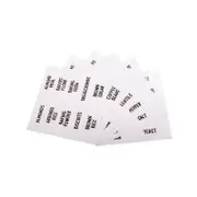 Appetito Clear Pantry Labels - Pack Of 60
