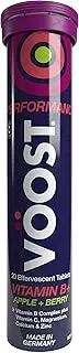 Voost Performance Vitamin B+ Apple + Berry Effervescent Tablets 20 Pack