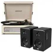 Crosley Voyager Portable Turntable - Dune + Bundled Majority D40