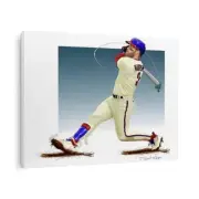 Bryce Harper-Philadelphia Phillies 8x12 canvas-FREE SHIPPING