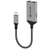 Alogic Ultra Combo 10cm USB-C to 3.5mm Audio & USB-C Charging Adapter
