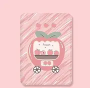 WunM Studio Kindle 6" 2022 e-Reader Case, Case for All-New Kindle Paperwhite e-Readers 6"(11th Gen, 2022 Release),Ultra Lightweight Slim Protective Cover with Auto Wake/Sleep,Cute Pink Peach and car
