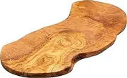 Erreke Chopping Board, Natural Olive Wood, Serving or Cutting Food, Wooden Chopping Boards, Grilling Cheese Bread, Handmade (Approx. 51 cm)
