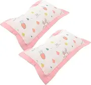 CIMAXIC Valentine Pillowcase for Kids Toddler Pillow Case Cover Muslin Pillowcase Machine Washable Bed Pillow Case