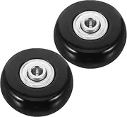 SOESFOUFU 2pcs Luggage Universal Wheel Replacement Luggage Wheels Replacement Wheels Universal Luggage Wheel Replacement Suitcase Wheels Replacement Kit Travel Metal Maintenance Office Chair
