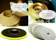 wet polisher grinder 3/8" Bevel Bullnose 35 masonry granite marble stone buffer