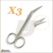 X3 Podiatry Surgery Toe Nail Scissors Angled Cuticle Shears Manicure Art Tools