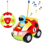 RC Radio Remote Control Toy Car for Kids Toddlers with Lights & Sounds Colourful