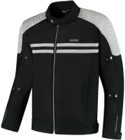 Rusty Stitches Sean, textile jacket , color: Black/Light Grey , size: S