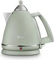 De'Longhi Argento Flora KBX3016.GR Kettle with 1.7L Capacity, 360 Swivel Base & cord storage, Green