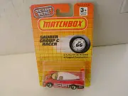 1992 MATCHBOX SUPERFAST MB66 RED SAUBER GROUP "C" RACER CHAMPION NEW ON CARD