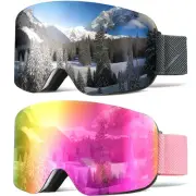 Ski Goggles for Men Women Youth, OTG Snowboard Goggles/Snow Goggles with UV P...