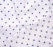 Home Reflections Printed Brushed Sheets Set Blue Dots FULL