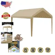 Durable 10x20ft Carport Replacement Canopy Cover - Waterproof & UV Resistant