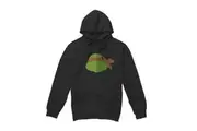 Teenage Mutant Ninja Turtles Mens Michelangelo Face Hoodie (Black) - UTTV8919