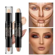 1x Concealer Pen Face Liquid Bronzer Contour Highlighter Concealer Makeup E9M0