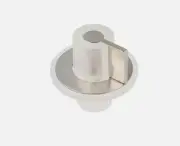 Genuine Smeg Gas Cooktop Control Knob (Silver & Clear) 694975479