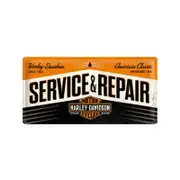 Nostalgic-Art Long Sign Harley Service & Repair