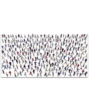 Empire Art Direct Crowd Wall Art