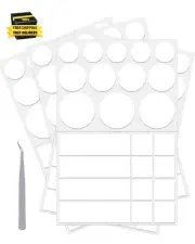 96 PCS Double Sided Tape for Walls, Removable Mounting Tape, Picture Hanging Str
