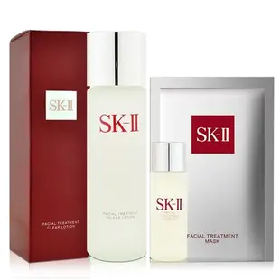 SK-II 亮采化妝水160ml 加贈青春露 30ml+青春敷面膜(新一代)