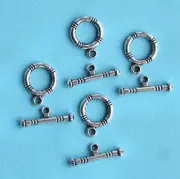 10 Toggle Clasps Sets 16mm x 12mm Classic and Dainty Elegance - FF251