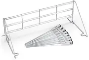 [weber] BBQ Elevations Grill Rack & Skewer Set Three Level Warming & Cooking Rack