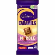 Cadbury Caramilk Marble Chocolate Block (Non-Recalled) 173g