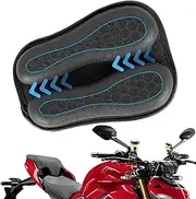 Universal Motorcycle Seat Cushion 3D Honeycomb Breathable Seat Pad Shock Absorption Motorcycle Gel Air Seat Pad Comfortable Motorcycle Butt Protector for Long Rides