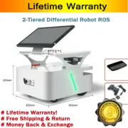 Two-Tiered Differential Robot Car ROS w/ 13.3" Touch Screen For Jetson Nano + A3