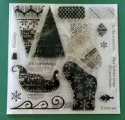 Close To My Heart CTMH My Acrylix Holiday Magic S1110 New Stamp Set