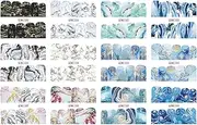 Labymos Nail Sticker Mixed Patterns for Nail Art Decoration DIY Decals Mani Kit for Women & Kids