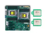 Supermicro H11DSi-NT Motherboard With 2xAMD EPYC 7K62 48 Cores CPU (OEM OF 7642)